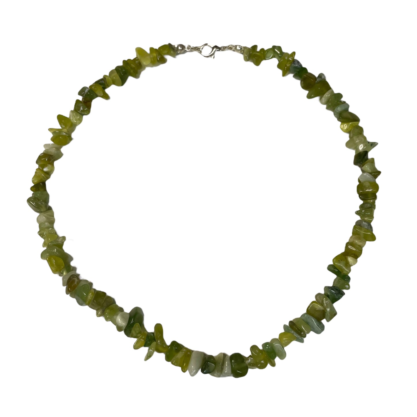 Chrysoprase Crystal Chip Necklace