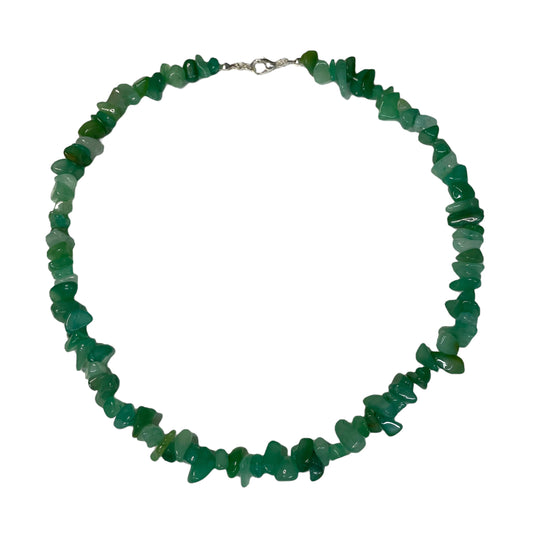 Green Aventurine Crystal Chip Necklace