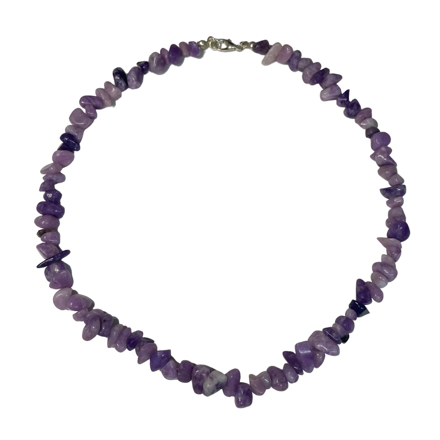 Lepidolite Crystal Chip Necklace