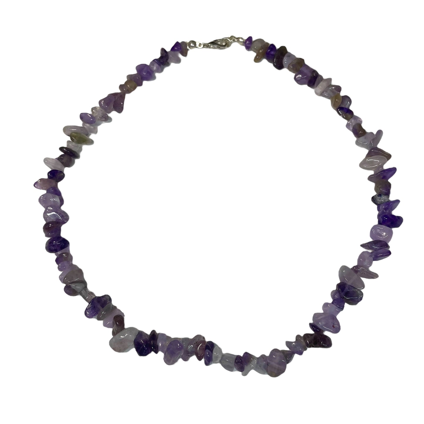 Amethyst Crystal Chip Necklace