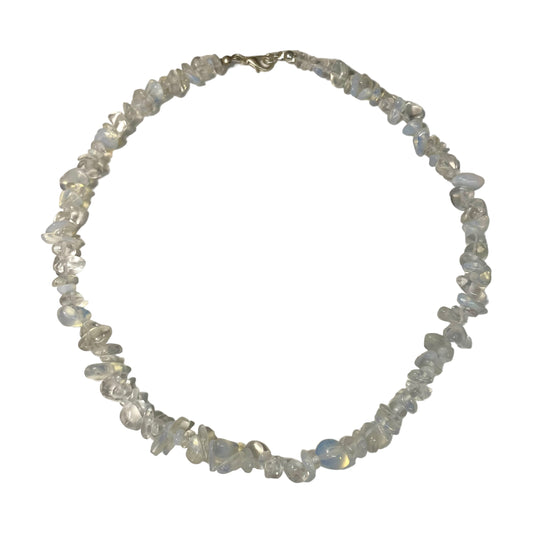 Opalite Crystal Chip Necklace