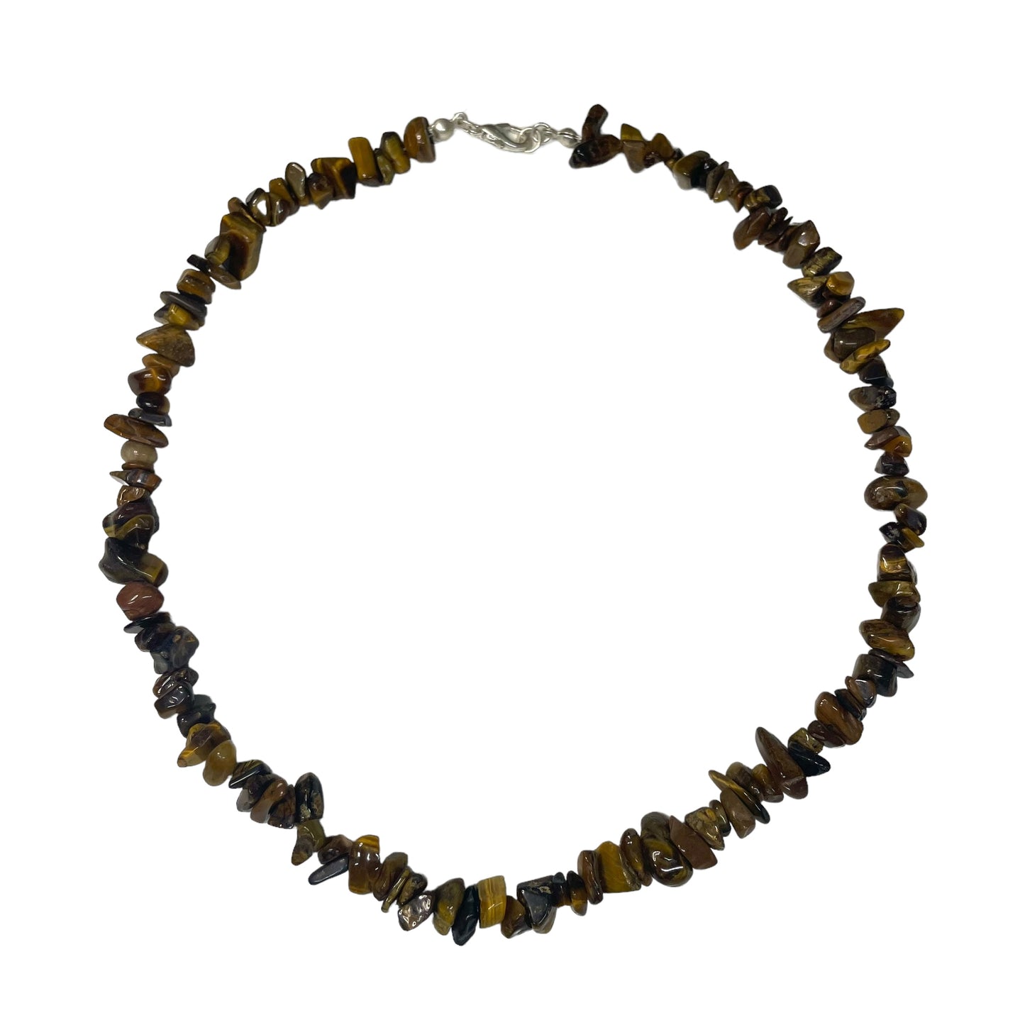 Tiger's Eye Crystal Chip Necklace