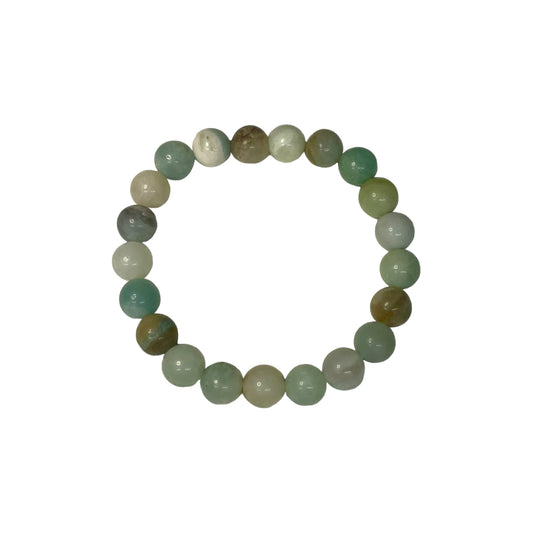 Amazonite 8mm Crystal Bead Bracelet