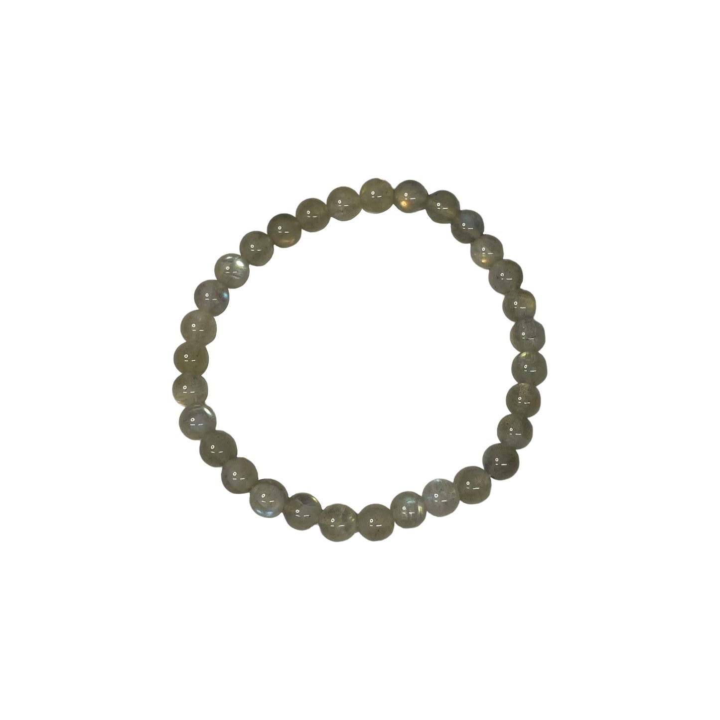 Labradorite 6mm Crystal Bead Bracelet