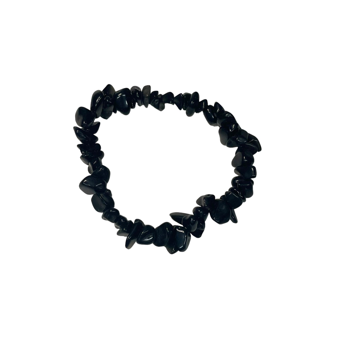 Onyx Crystal Chip Bracelet