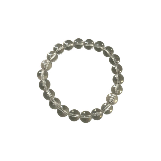 Clear Quartz 8mm Crystal Bead Bracelet