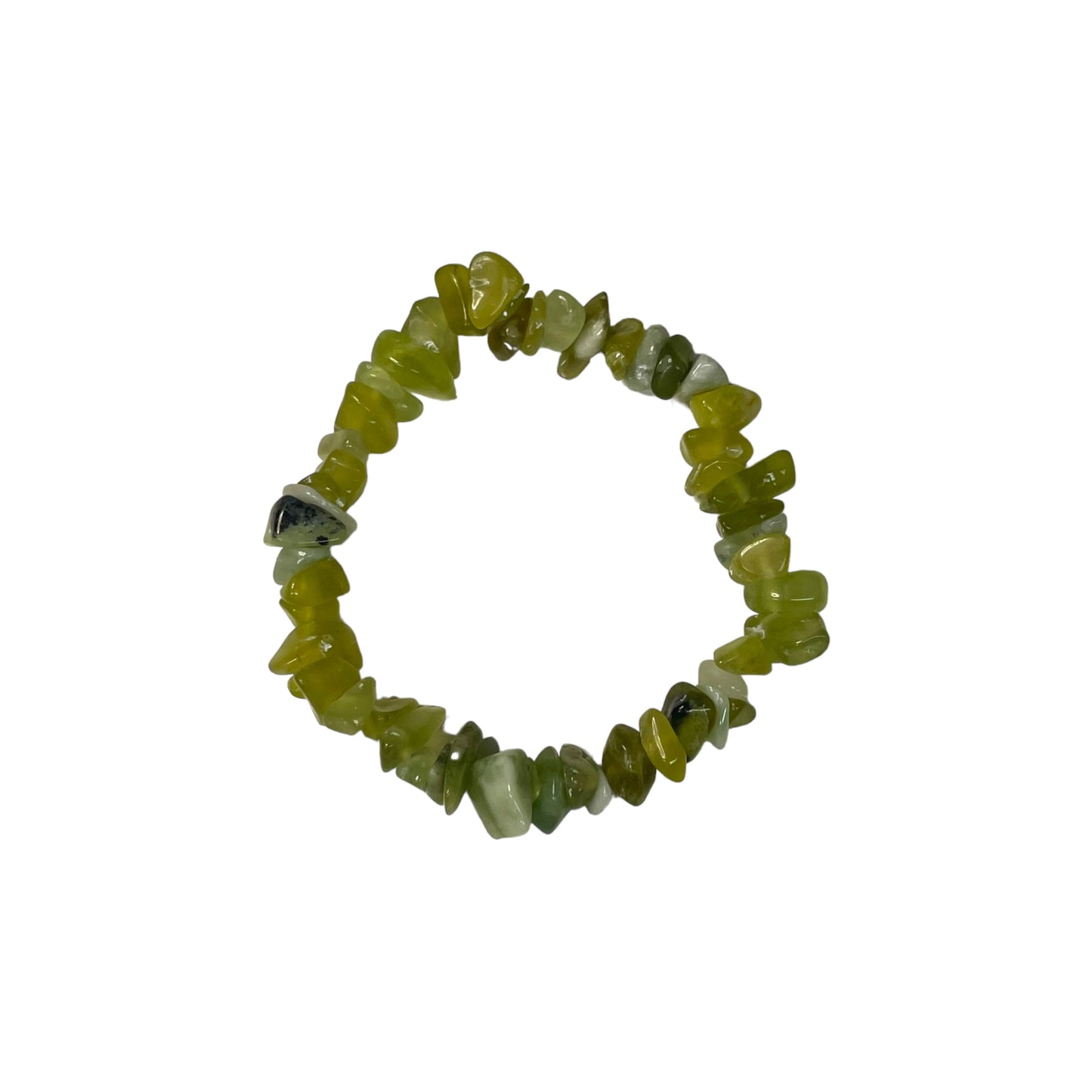 Chrysoprase Crystal Chip Bracelet