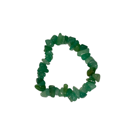 Green Aventurine Crystal Chip Bracelet