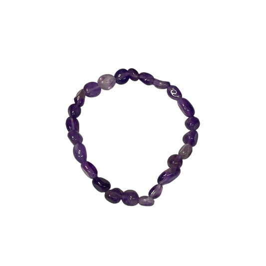 Amethyst Crystal Nugget Bracelet