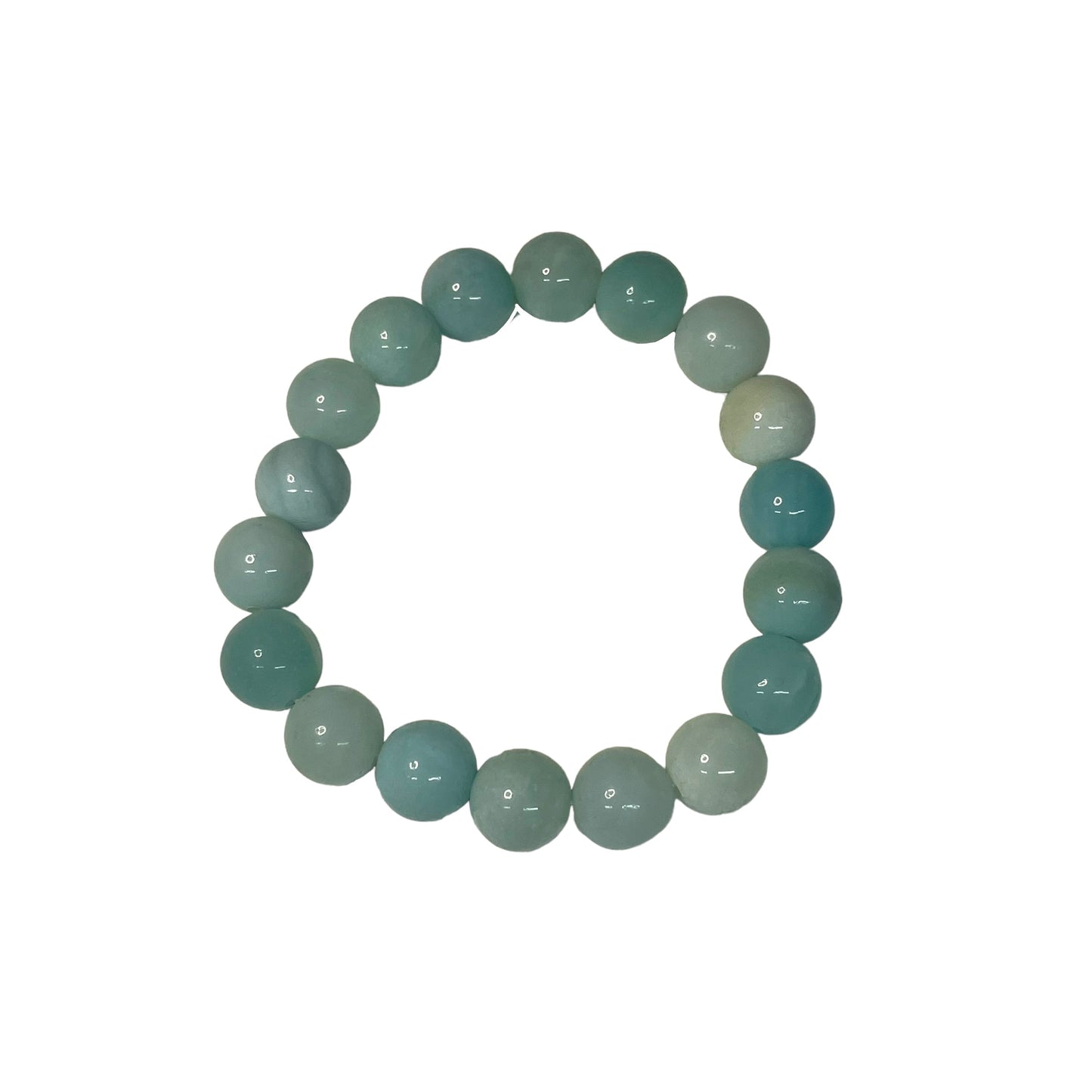 Amazonite 10mm Crystal Bead Bracelet