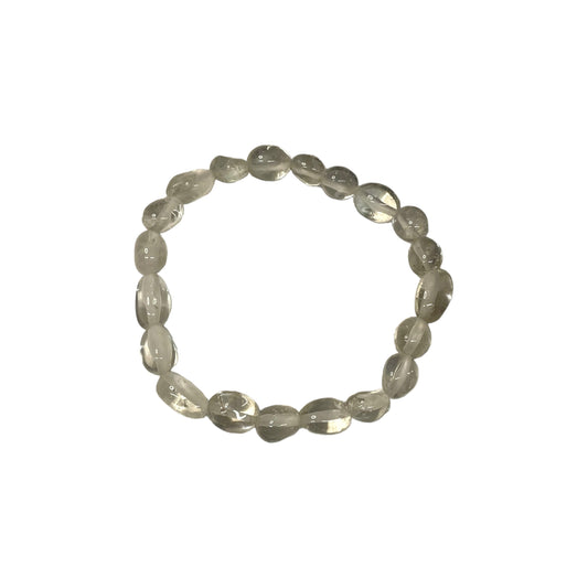 Clear Quartz Crystal Nugget Bracelet