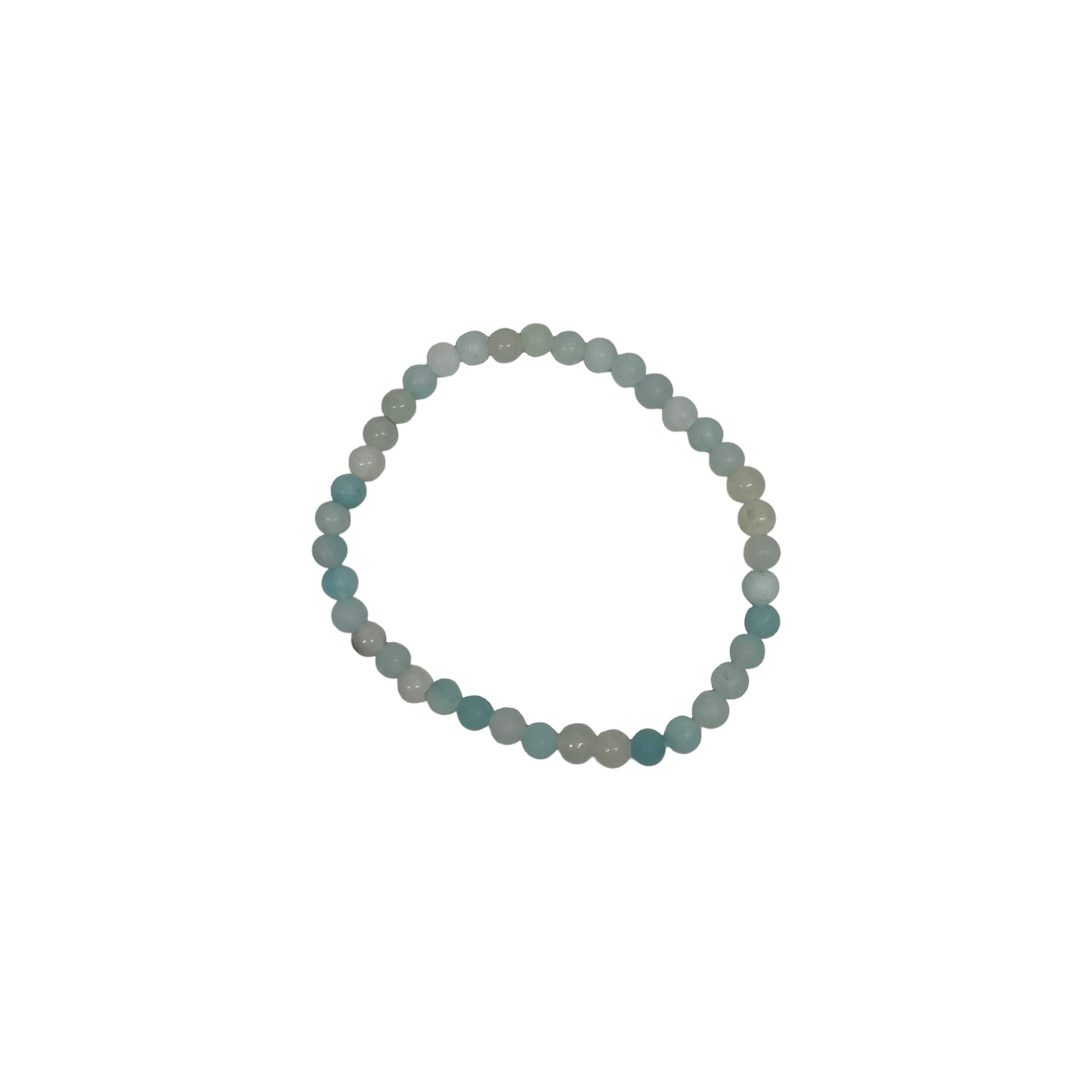 Amazonite 4mm Crystal Bead Bracelet